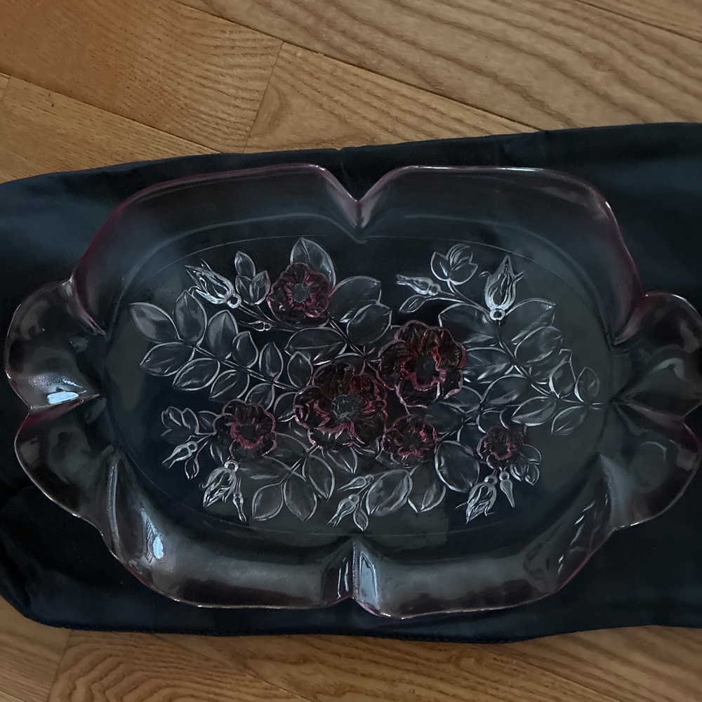 Mikasa pink Bella Rosella serving platter